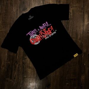 Bold Black Graphic Tee for Men